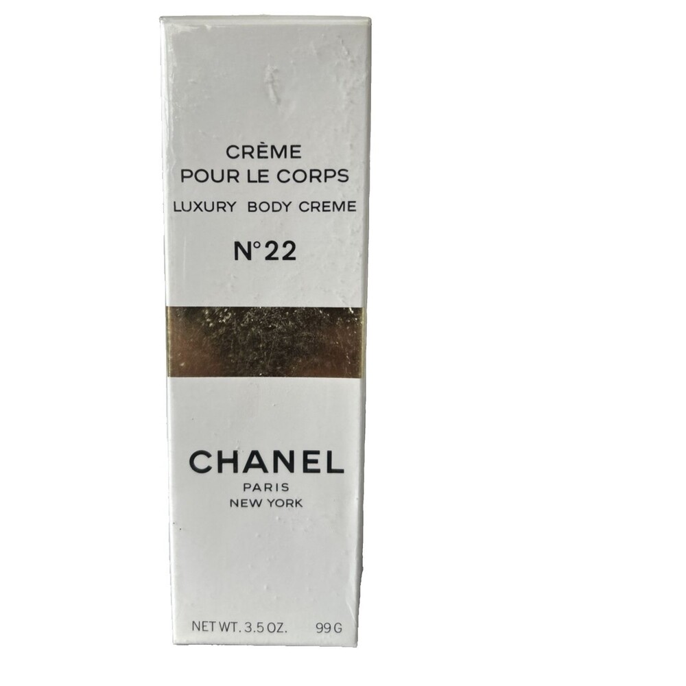 Vintage Chanel No 22 Creme Pour Le Corps Luxury Body Cream 3.5 oz 99 gr Sealed